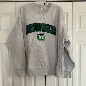 Champion Gray Hartford Whalers Crewneck Sweater